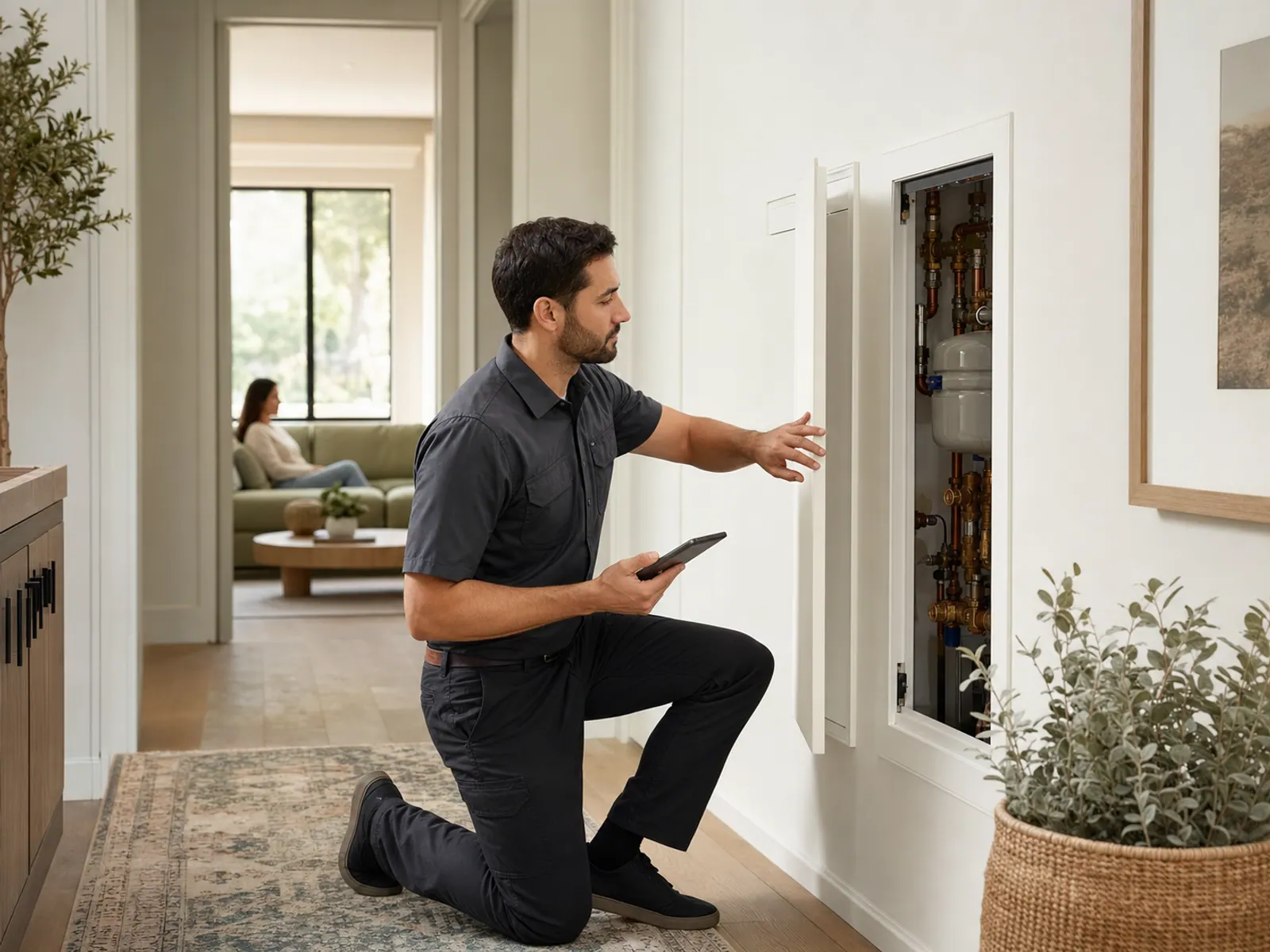 Craftsmanship and careful restoration inside a home